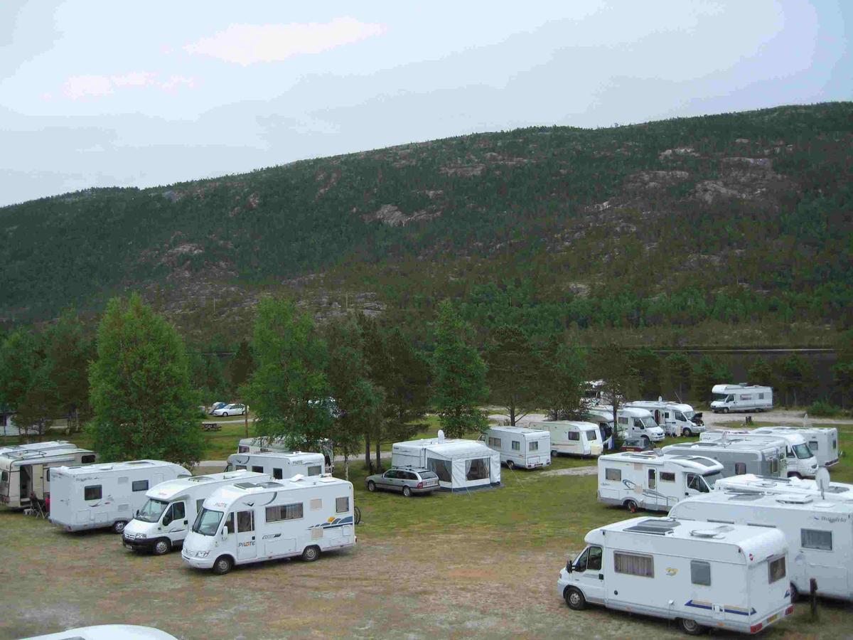 Hotel Tommerneset Camping Innhavet Exterior foto